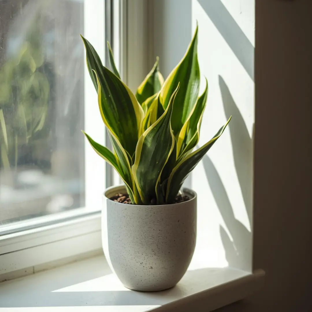 Snake plant in pot