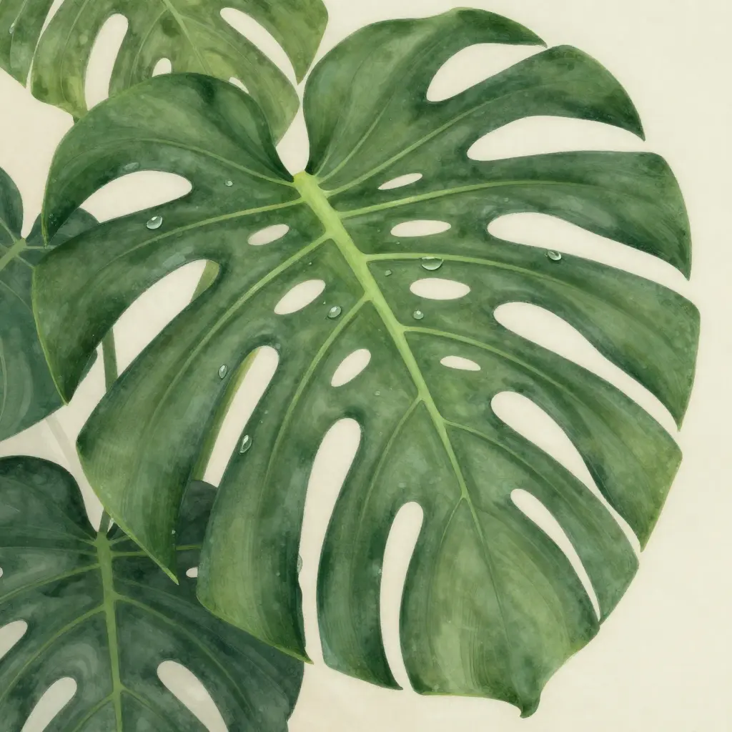 Monstera deliciosa plant
